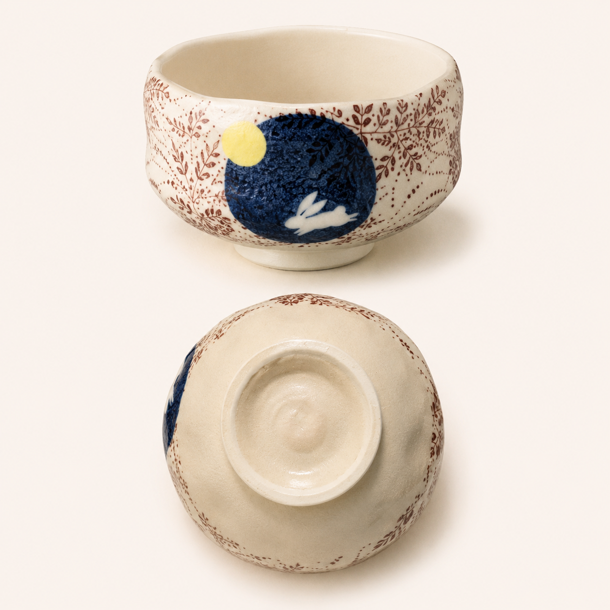 Tsukimi — Moon Rabbit Matcha Bowl