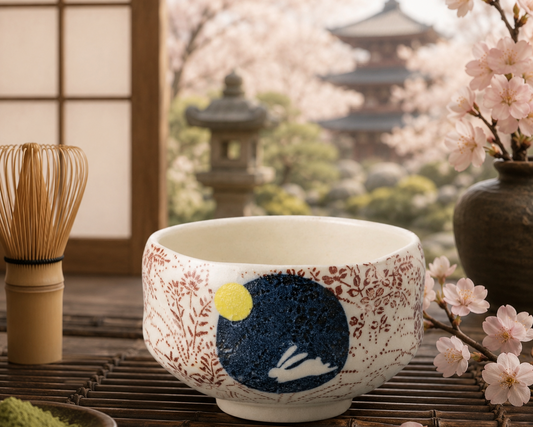 Tsukimi — Moon Rabbit Matcha Bowl