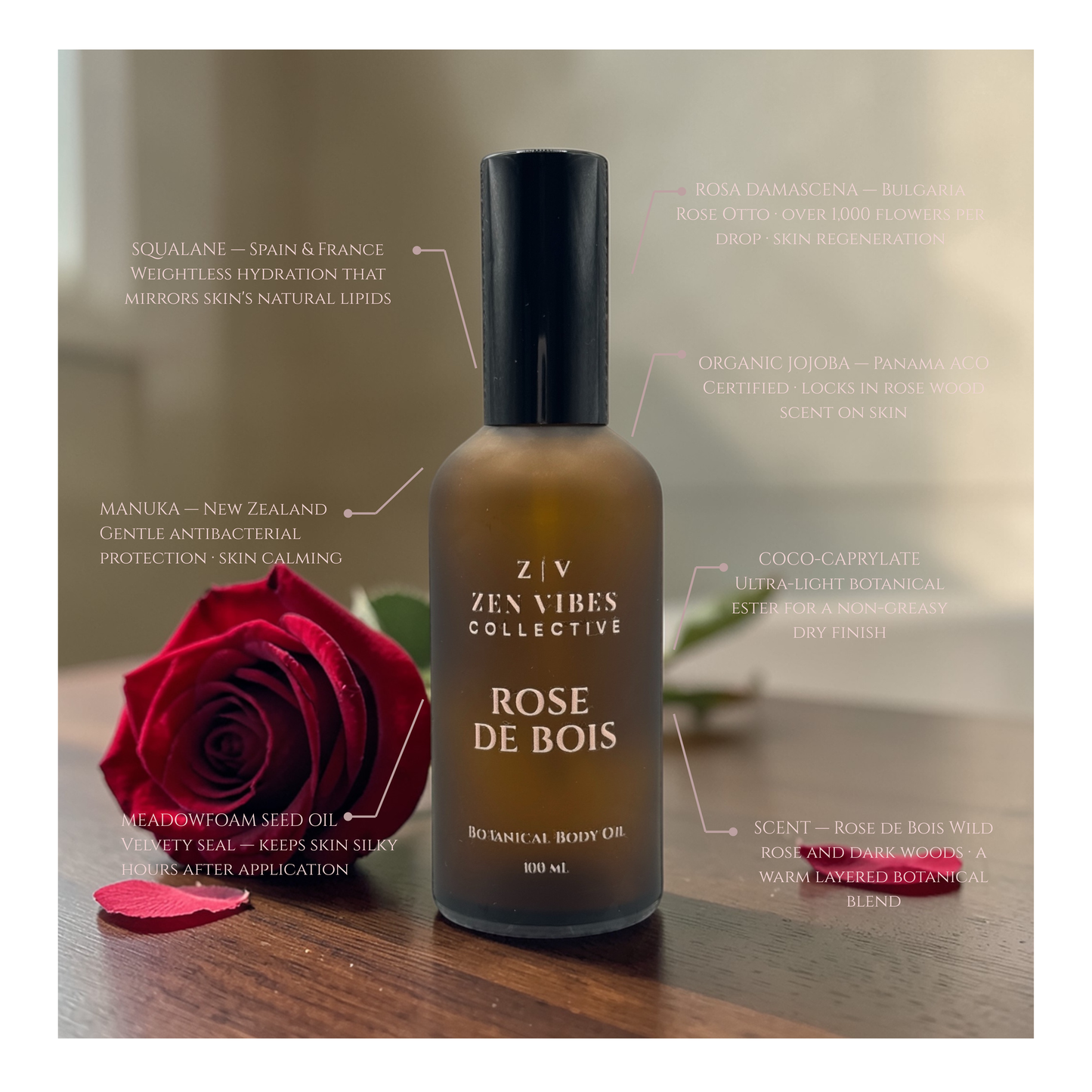 Rose de Bois — Botanical Body Oil