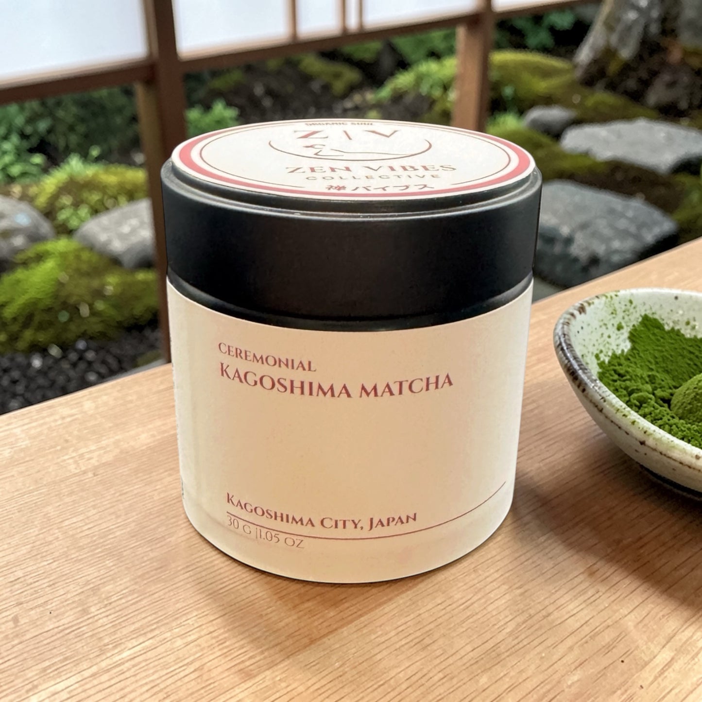 Japanese Certified Organic, Ceremonial Upper Grade Matcha, 30g, Origin: Kagoshima City