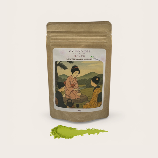 Japanese Certified Organic, Ceremonial Uji Matcha, 30g, Origin: Uji City *free bamboo scoop til end of April*